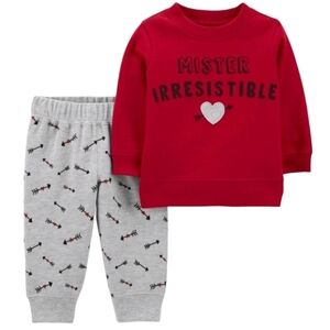Baby boy Valentines Day outfit